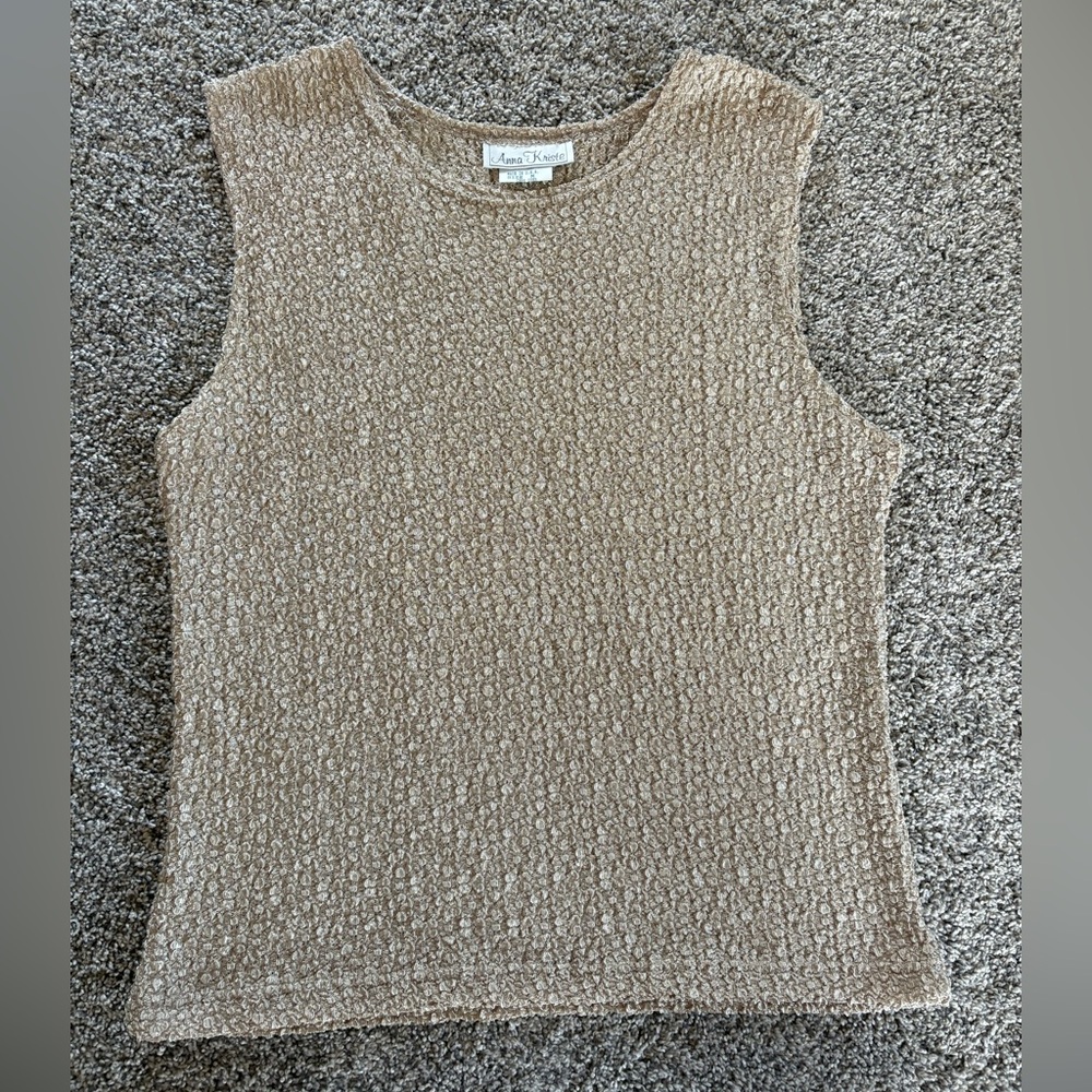 Gold Anna Kriste Tank Top